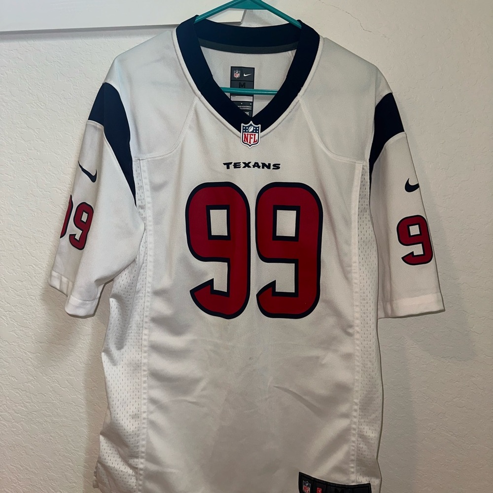 White Texans JJ Watt 99 Jersey Men’s Medium